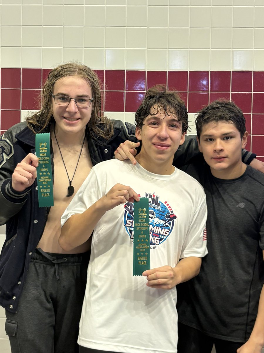 Regional Championships Results:
8th overall Boys 400 Free Relay!