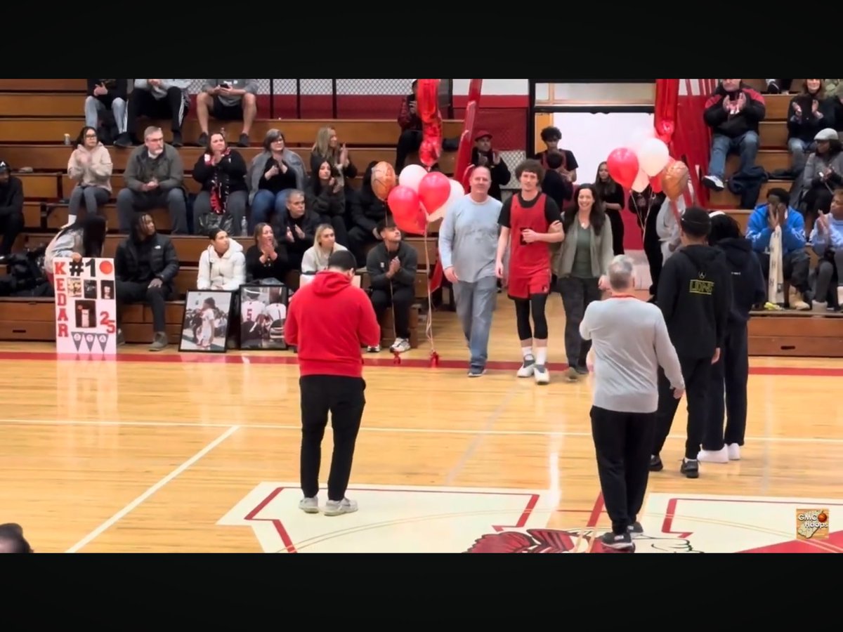 February 6 @statrojansbasketball celebrated the players of the class of 2025. Congratulations to Kedar Scott,Aiden UR and Charlie Joyce on a great High School Basketball Career. Congratulations to Aiden Ur on scoring his 1,000 Career point. it was a pleasure to Coach them.