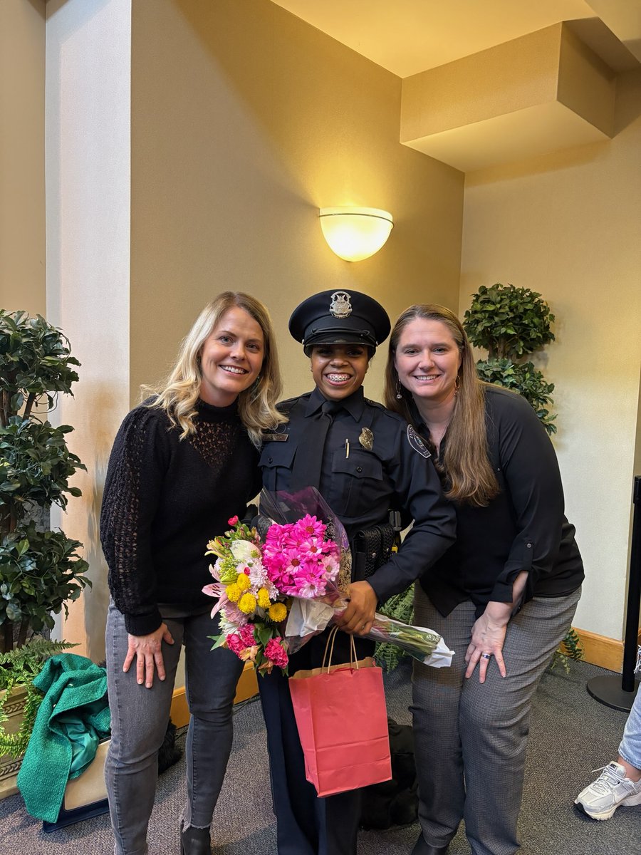 I am so proud of this young lady!  It was an honor to see her graduate from the Detroit Police Academy.