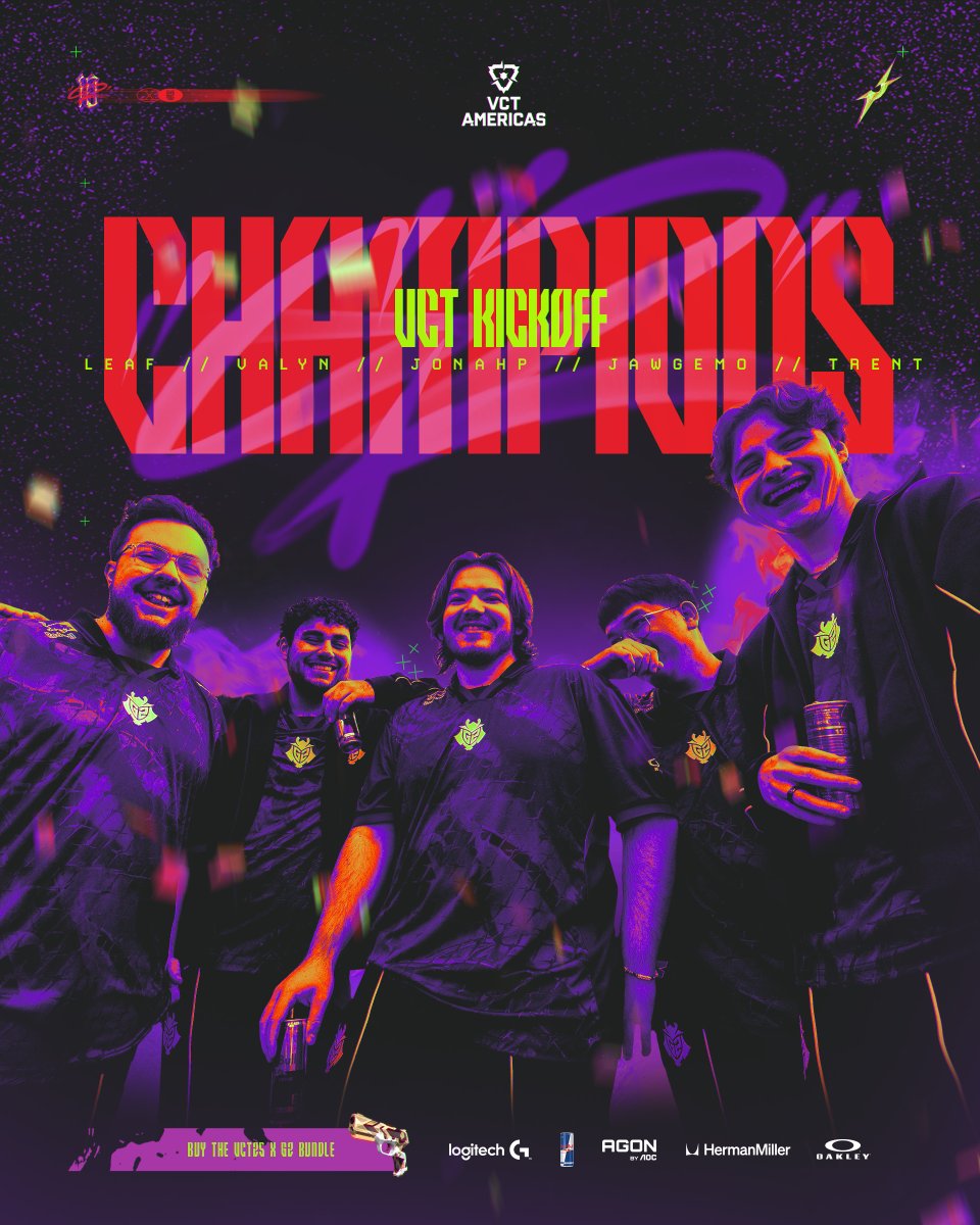 THIS is the Golden Era 🏆

WE ARE YOUR VCT AMERICAS KICKOFF CHAMPIONS