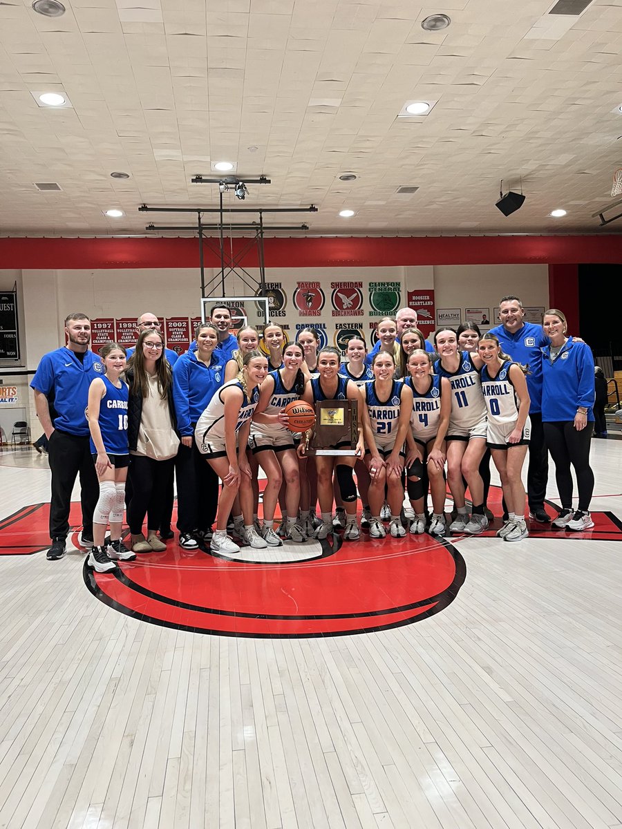 GBB: Carroll 41 - Rossville 38 - Final. The Cougars are Sectional Champions!