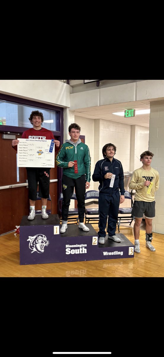 Congratulations to Junior Noah Fields as he won the regional 144 weight class!! Good luck next week!!