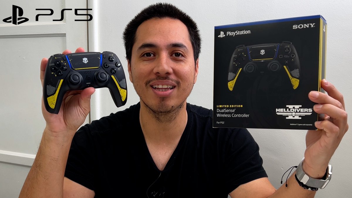 New Video - PS5 Helldivers 2 Limited Edition Dualsense Controller Unboxing youtu.be/QuUCc-HqB3s?si… via <a href="/YouTube/">YouTube</a> #Helldivers2 #PS5 #PS5Pro