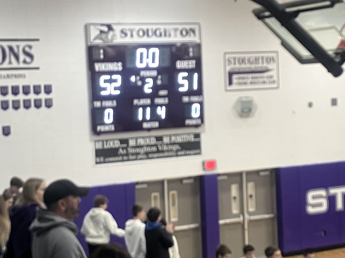 bbmind's tweet image. Stoughton improves to 11-8 after a nice comeback win vs 13-5 Waupun. Stoughton trailed 5-0, 10-1, 18-5, early in game. Jacob Hibner led with 18, unofficially. Next game, Tuesday at home vs Lakeside Lutheran.