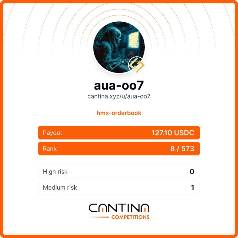 alhamdulillah,
I will continue to learn this game ( web3 security and auditing ) until the day I become the one I wish. The codebase was interesting, I missed some easy finding. by the way I will review all finding and code and note my mistakes.