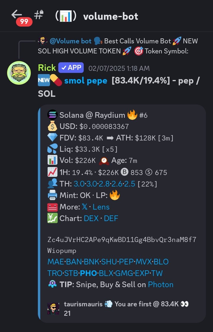 front_alpha_'s tweet photo. $pep was catched by us early as well 🔥 144x on $pep... Market overall bad we are not active on socials
Discord link in bio 🔥 
Ca:Zc4uJVrHC2APe9qKwBD11Gg4BbvQr3naM8f7Wiopump https://t.co/6KJ5dpJS4u