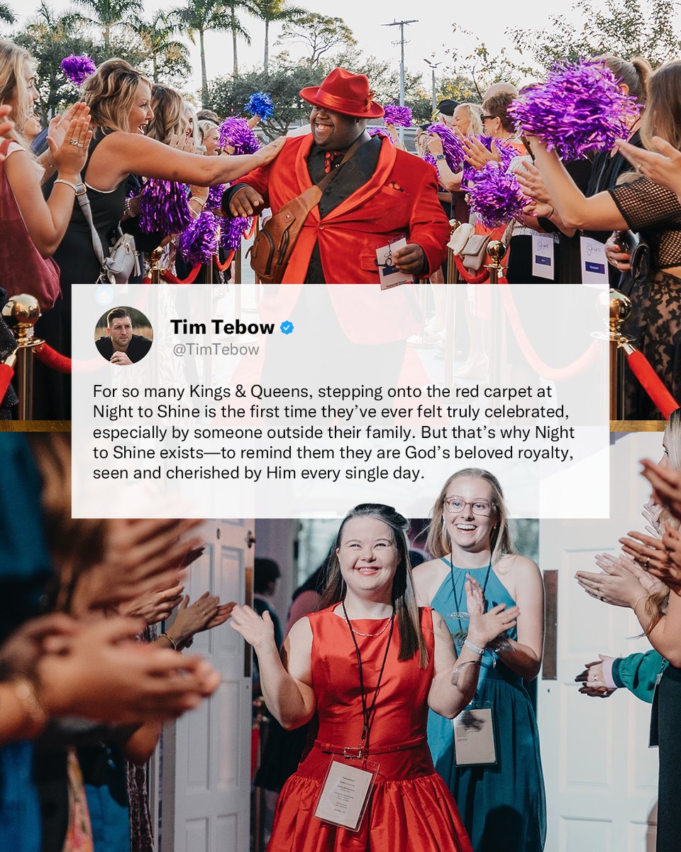 Night to Shine exists to remind our Kings and Queens they are God’s beloved royalty, seen, and cherished by Him every single day!