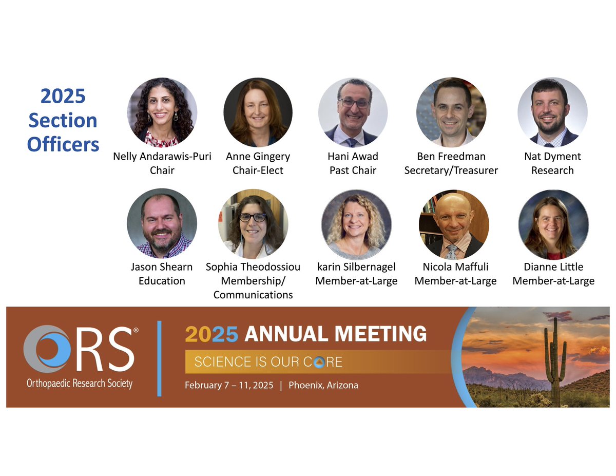 Hani Awad ❄️ (@awad_lab) on Twitter photo <a href="/ors_tendon/">ORS Tendon Section</a> section Chair <a href="/NAndarawisPuri/">Nelly Andarawis-Puri</a> welcoming the attendees of the #ORS2025 Tendon section meeting and announcing the new section leadership <a href="/ors_tendon/">ORS Tendon Section</a> section Chair <a href="/NAndarawisPuri/">Nelly Andarawis-Puri</a> welcoming the attendees of the #ORS2025 Tendon section meeting and announcing the new section leadership