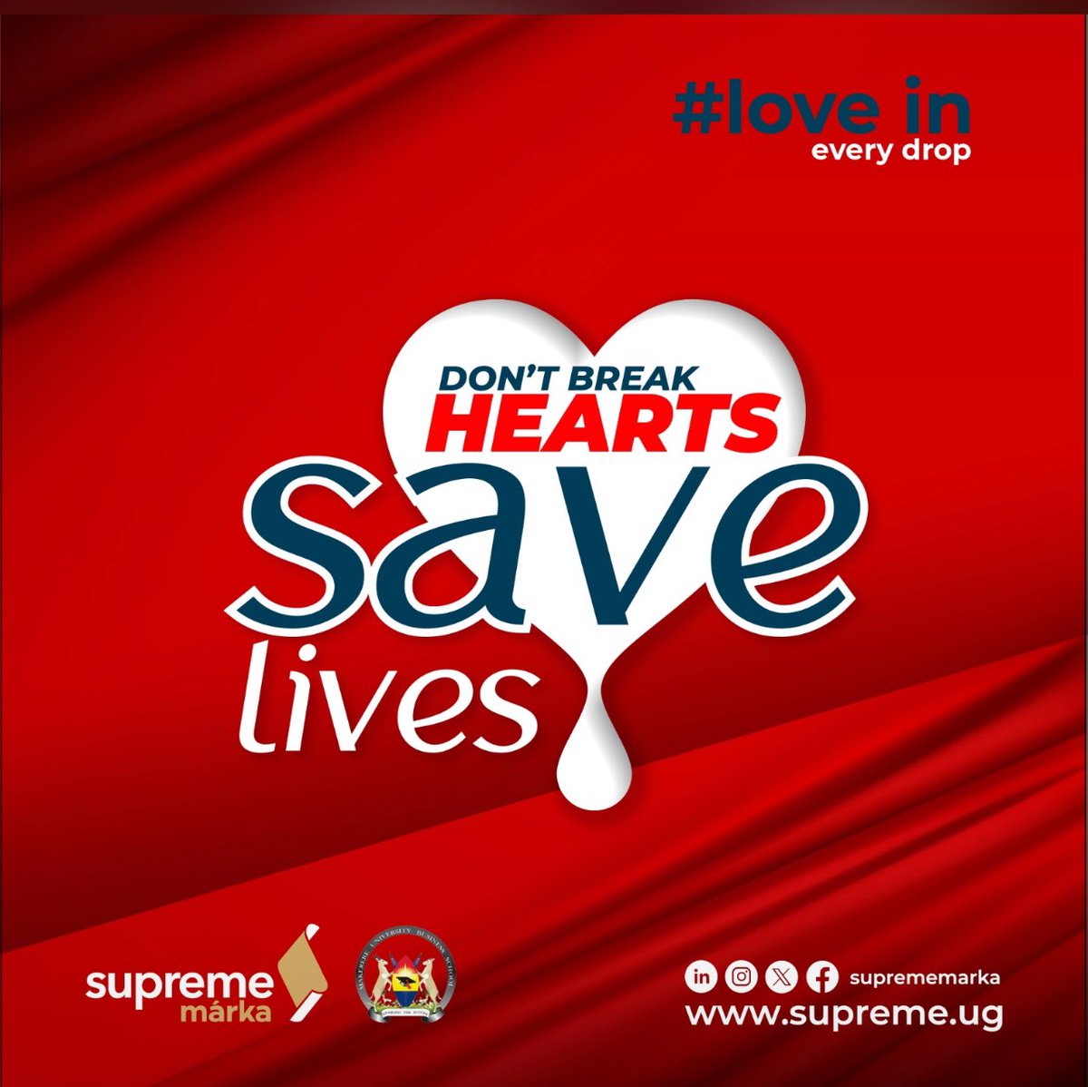 Isaac Banura (@banuraisaac874) on Twitter photo Give the gift of life this Valentineโs season! โค๏ธ๐ Join us <a href="/OfficialMubs/">Makerere University Business School</a> and show that #LoveIsInEveryDrop. Donate blood, save lives! ๐ฉธ #SaveLives #BloodDonation Give the gift of life this Valentineโs season! โค๏ธ๐ Join us <a href="/OfficialMubs/">Makerere University Business School</a> and show that #LoveIsInEveryDrop. Donate blood, save lives! ๐ฉธ #SaveLives #BloodDonation