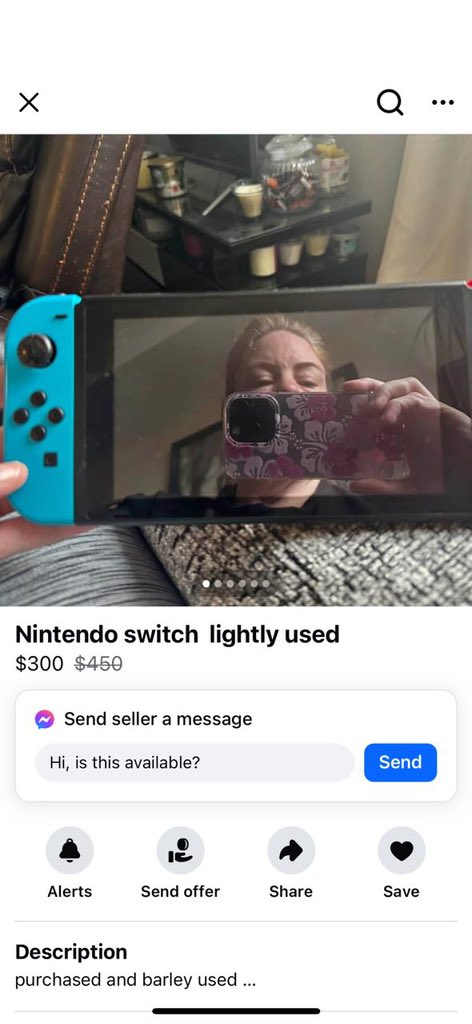 Daywatchin's tweet photo. @SellingAMirror want a game console? https://t.co/cBh0zgrSnS
