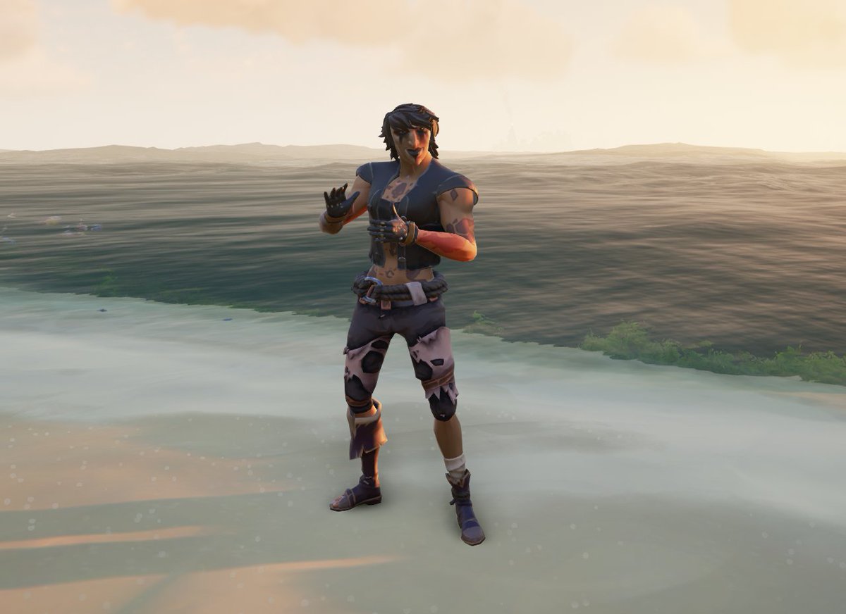 Punk: Raise the Reaper’s Bones Emissary and scuttle the rules—this pop punk pirate only listens to Sleeping with Siren Gems #StyleOfThieves <a href="/SeaOfThieves/">Sea of Thieves</a>