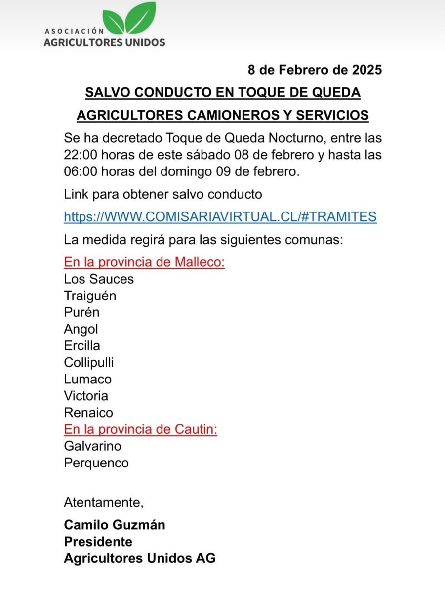 Asociación Agricultores Unidos (@agricunidos) on Twitter photo 