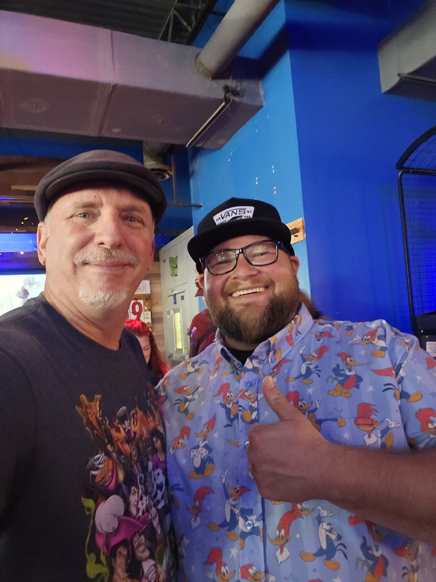 lcoffman336's tweet photo. @RSVLTS @PageMrMorrow 
What a pleasure meeting you all from Rsvlts company, Paging Mr. Morrow, and all your fans and customers.
What a wonderful event at Tin Roof.

Great fans,  shirts, great great special guest.

#rsvlts #pagingmrmorrow
#megacon2025
#rsvltsshirts https://t.co/j4NvuEpo2h