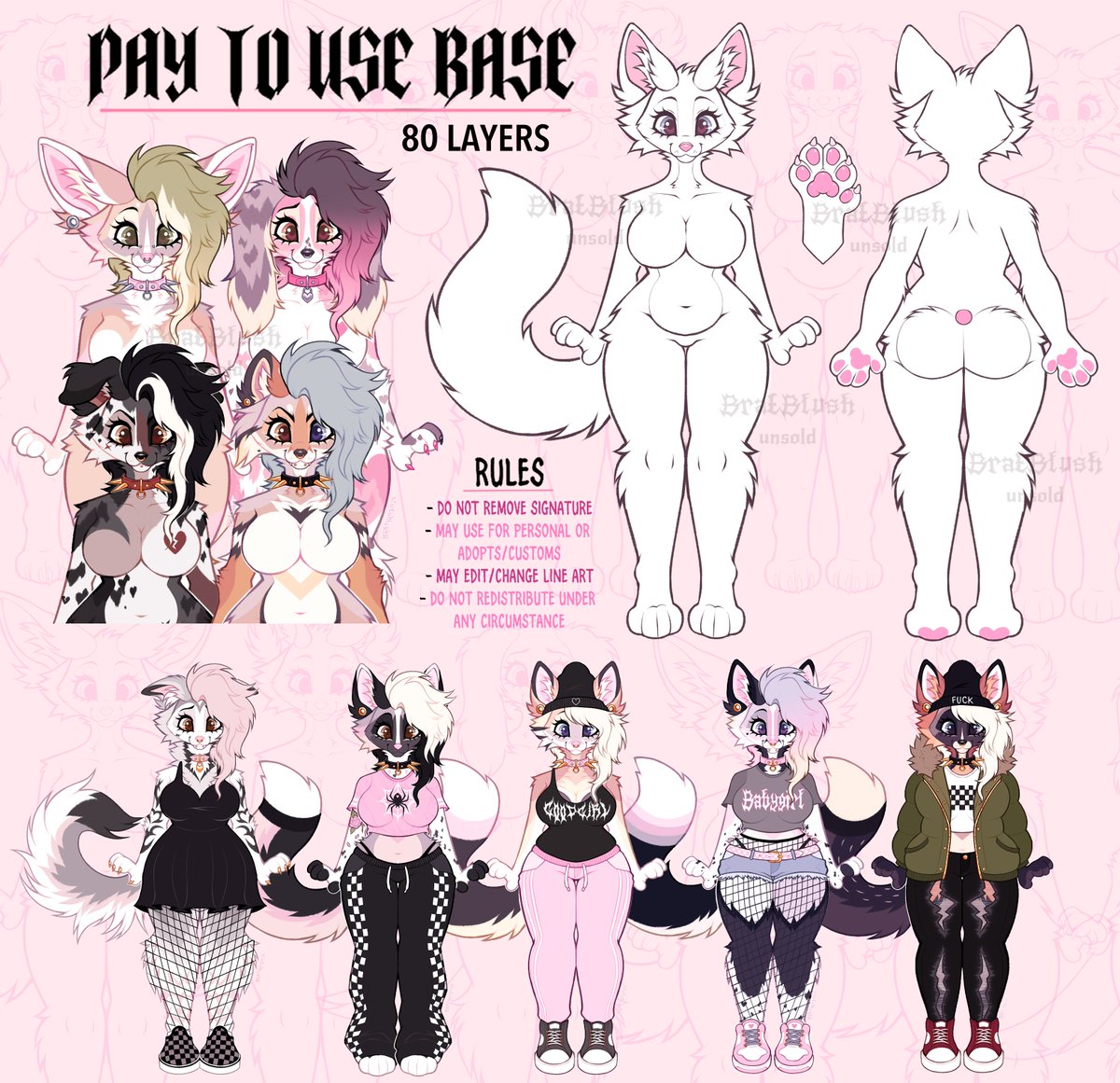 bratbIush's tweet photo. My new base is up on my kofi! 🐶 https://t.co/ECVtdaaYez