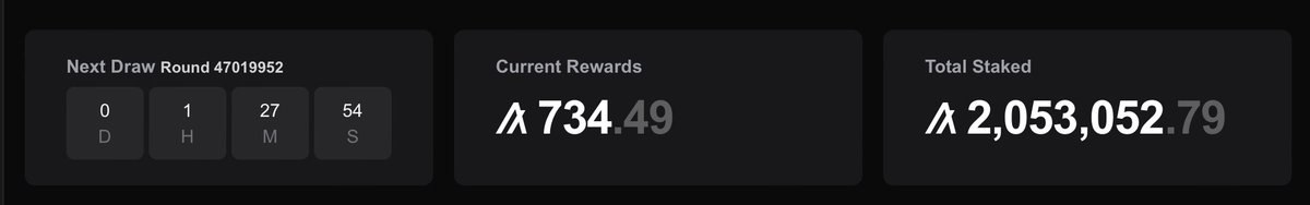 THE TARDLY NO LOSS LOTTERY NOW HAS OVER 2,000,000 $ALGO STAKED. 

A LITTLE OVER 1 HOUR TO FIRST DRAWING. 

YOU BETTER NOT MISS THIS OR YOUR CHILDREN WILL GROW UP TO BE SOLANA USERS.