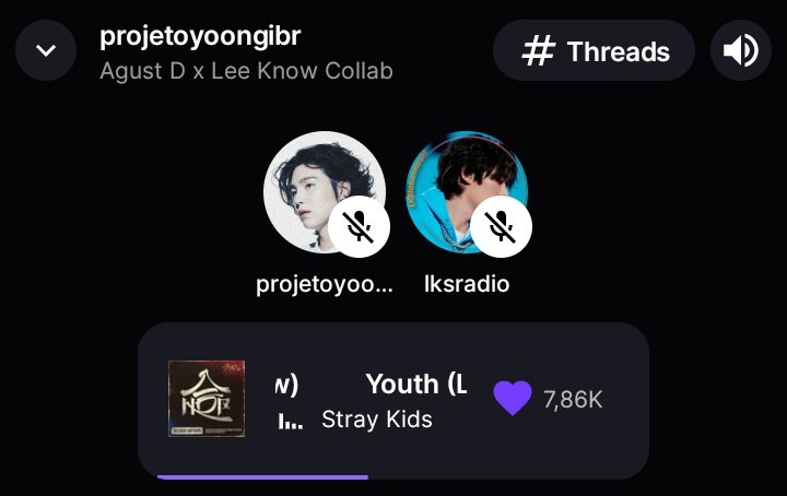 projetoyoongibr's tweet image. 🎧 • JÁ ESTAMOS AO VIVO ✨

📍: stationhead.com/projetoyoongibr

Junte-se a nós nessa collab incrível entre #AgustD x #LeeKnow  🔥

#SUGA #슈가 #리노 #リノ #李旻浩 

🍥