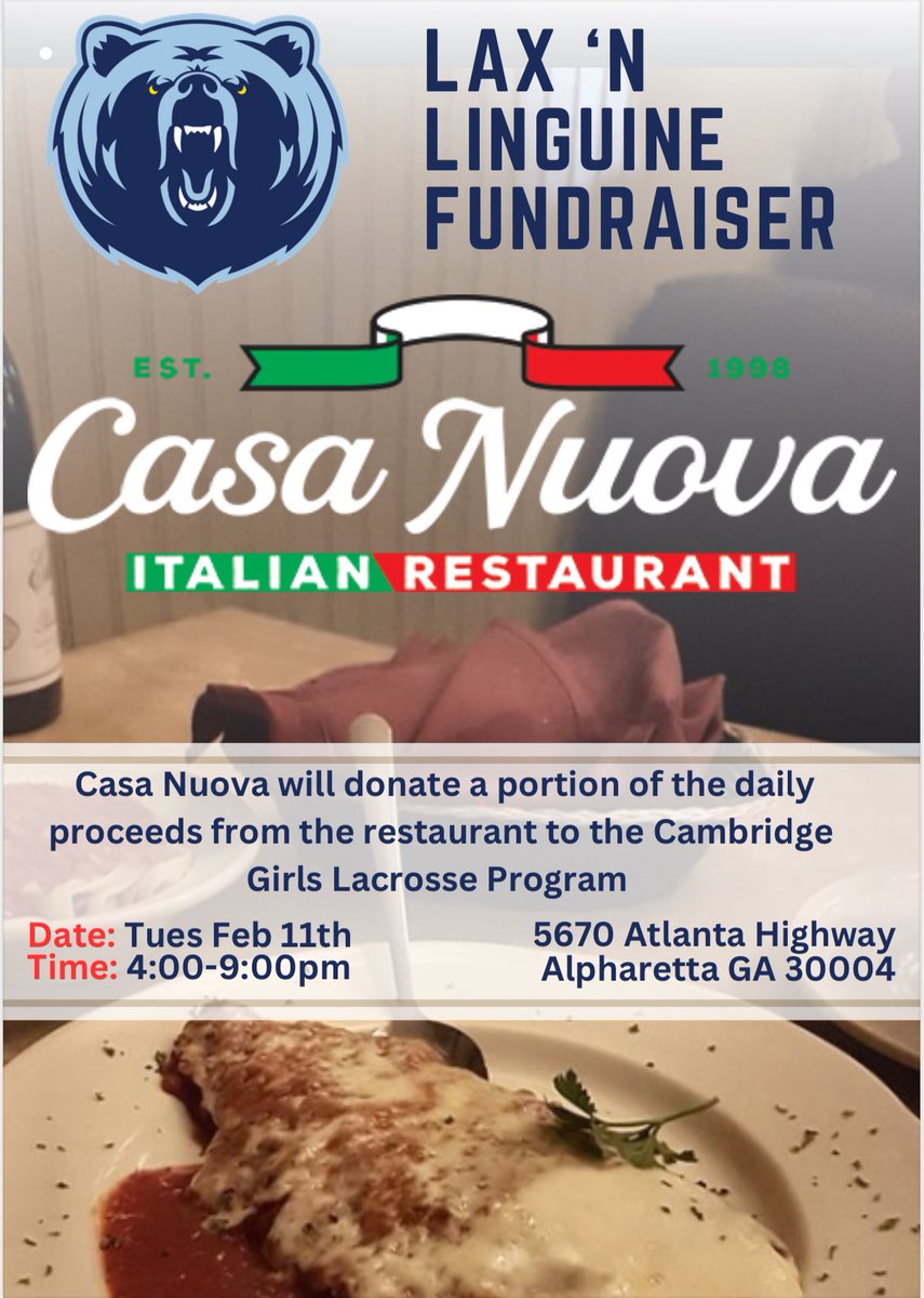 Come support girls lax Tuesday!