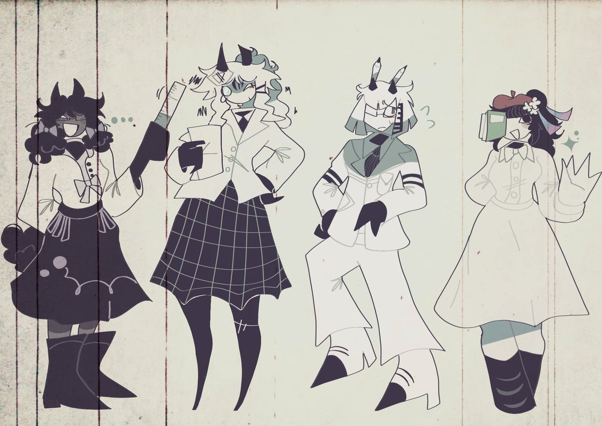 Nobody_silly's tweet photo. #FPE #Fpe1950sAu #fpeAU  Chat i Cook new au just 2 more templates (5/7) https://t.co/R66otGeV9E