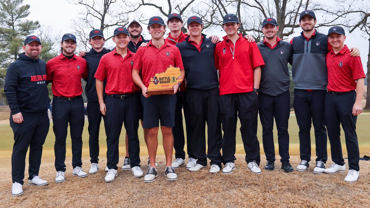 GovsMGO's tweet image. 𝗕𝗔𝗖𝗞-𝗧𝗢-𝗕𝗔𝗖𝗞 🎩⛳️ 

The 𝗚𝗢𝗩𝗦 beat the Racers 6-4 and win the Battle of the Border for the second-straight year!  

#LetsGoPeay