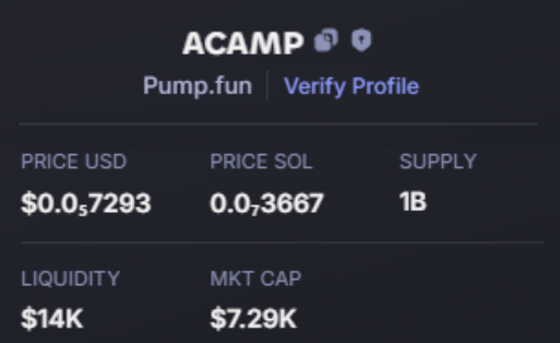 Alpenliebe_83's tweet photo. UPDATE $ACAMP #ACAMP
7K - 655K
93X
CA:EbEY5XeGU6dLJXahx14e6fz3BjA3v4hESHzvW2Frpump
🪙 Join Group Private: https://t.co/RFDzCLPW1g https://t.co/z0pJpE2ldx