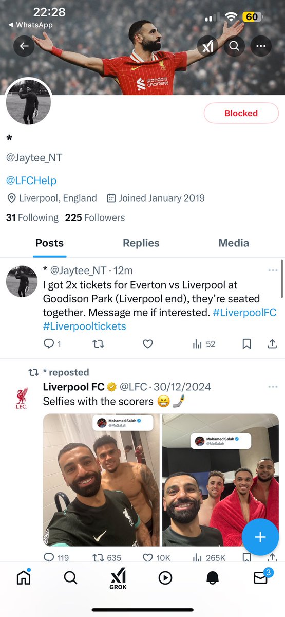 LFCFANTICKET's tweet image. Another Rat to avoid @jaytee_nt
#LFCSpares 
#lfcticketscammers
