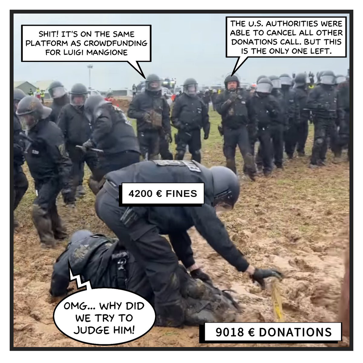 Mud Wizard 🧙 Mönch von Lützerath tweet media