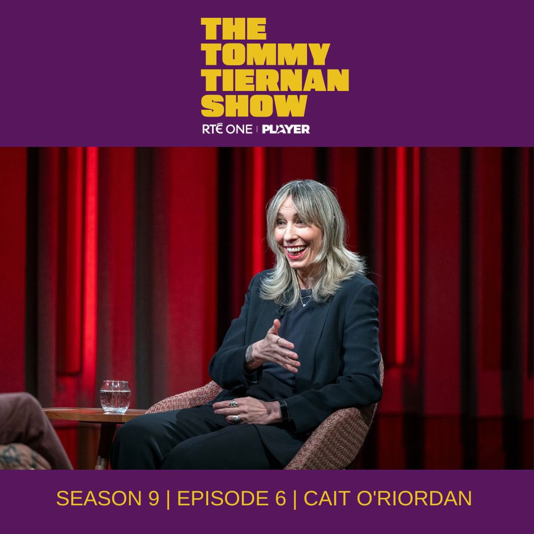 Tommy's third guest tonight is musician Cait O’Riordan. Watch live now on <a href="/RTEOne/">RTÉ One</a> or stream on <a href="/RTEplayer/">RTÉ Player</a>: rte.ie/player/onnow
#TommyTiernanShow