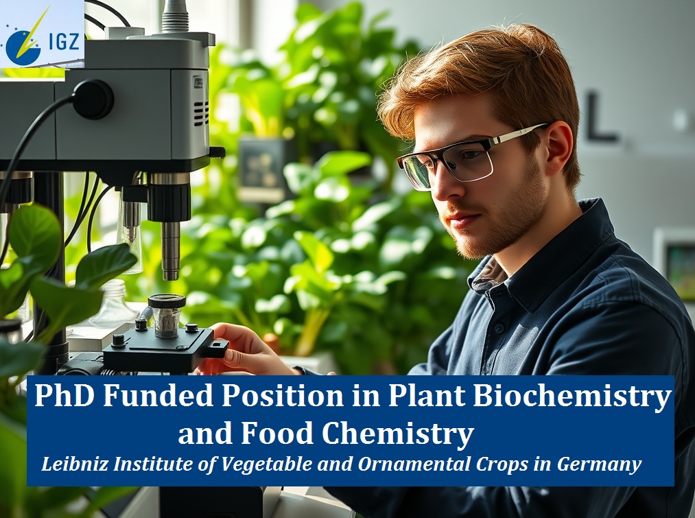 📌 PhD Funded Position in Plant Biochemistry and Food Chemistry at Leibniz Institute of Vegetable and Ornamental Crops in Germany 🇩🇪, See details at: agristok.net/2025/02/08/phd… via <a href="/agristok/">Agristok</a>