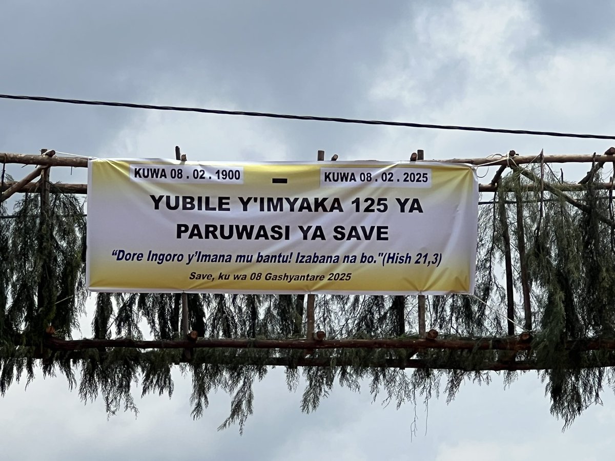 ChristopheUwiz's tweet photo. Save Parish, the oldest parish in Rwanda is celebrating 125 of anniversary. Waooww.
#SaveParish https://t.co/UReVfFnhNR