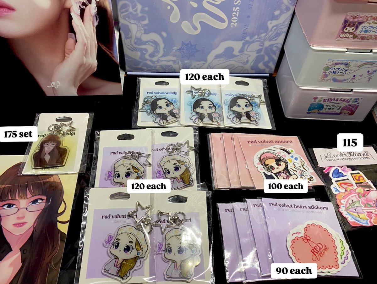 red velvet fan merch extras (2/2) ☁️

free packaging fee + freebies~

dm to avail !

# wts lfb for sale red velvet acrylic keychain keyring  anik anik waterproof stickers encore seulgi like a flower

🩷💛🩵💚💜