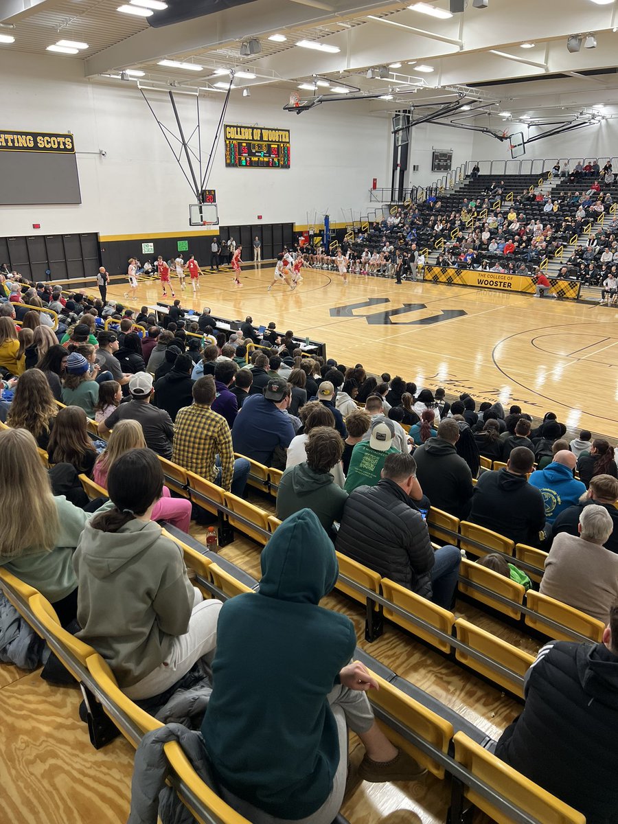 Great atmosphere today at two hard-fought games! #GoScots