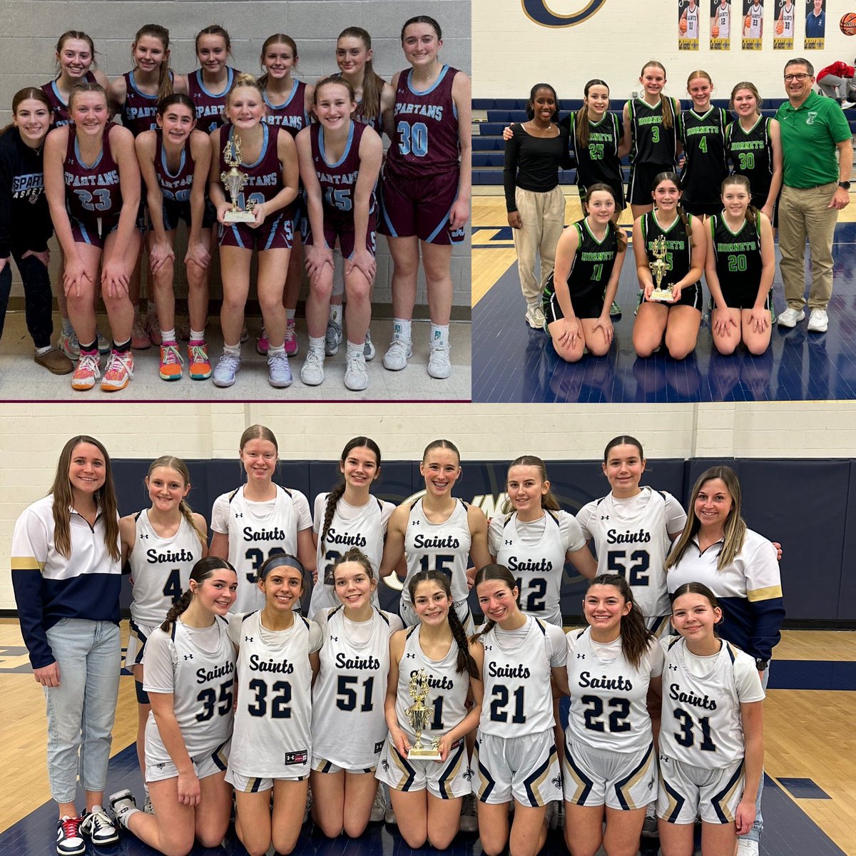 CCHS Saints Girls Basketball (@saintscchs) on Twitter photo Thanks to all of the teams, fans, and staff that came out and made <a href="/CCHSinBloom/">Central Catholic</a> Annual JV Tournament so much fun!!
Congrats trophy winners on a great day of basketball!!
1st place CCHS
2nd place <a href="/ehsgirlsbball/">EHS Girls Basketball</a>
3rd place <a href="/SJOGirlsHoops1/">SJOGirlsHoops</a>
<a href="/IlliniPrairie/">Illini Prairie Conference</a>
The future is bright! Thanks to all of the teams, fans, and staff that came out and made <a href="/CCHSinBloom/">Central Catholic</a> Annual JV Tournament so much fun!!
Congrats trophy winners on a great day of basketball!!
1st place CCHS
2nd place <a href="/ehsgirlsbball/">EHS Girls Basketball</a>
3rd place <a href="/SJOGirlsHoops1/">SJOGirlsHoops</a>
<a href="/IlliniPrairie/">Illini Prairie Conference</a>
The future is bright!