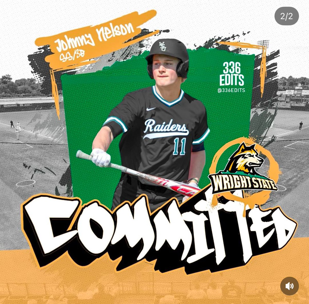 Congratulations to <a href="/johnny_nelson11/">Johnny Nelson</a> on his commitment to Wright State Baseball! <a href="/PrepBaseballIL/">Prep Baseball Illinois</a>