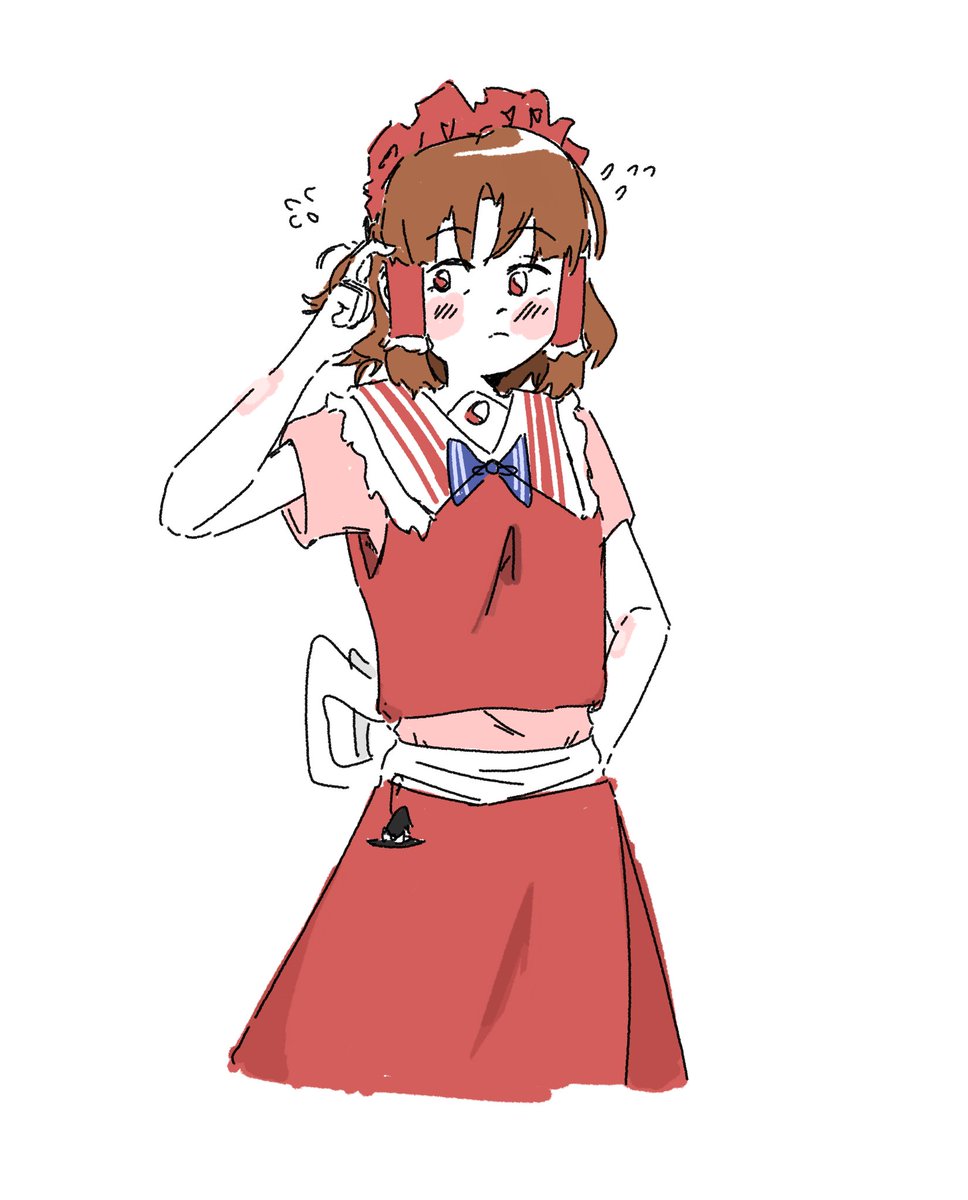 Reimu_Daily's tweet photo. I didn't miss a day, I don't know what you're talking about.. (old drawing)
Day 17
#touhou https://t.co/6DurgPzQbM