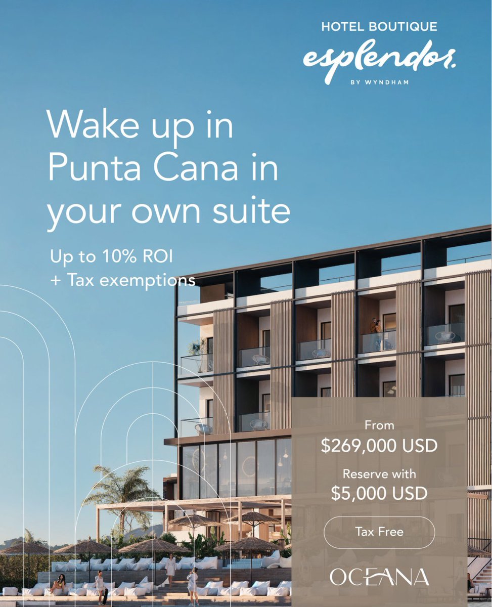 Vaughan_Realtor's tweet photo. YOUR VIP CONSULTANT FOR PUNTA CANA, DOMINICAN REPUBLIC 
For Complete details and to register for a detailed seminar email me at 
CLAUDIO@CLAUDIOCAMPOLI.COM
Own a Piece of Paradise 
Hassle-Free Investment with Oceana, the iconic residential development in Bávaro, Punta Cana. https://t.co/PLJa6AviIn