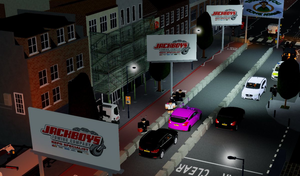 🧰Back at it,

🚗Jackboys were out this evening hosting another car customs for the drivers of Westbridge!

🧍We're always there for our customers. 
Jackboys is where you're valued! discord.gg/XU9auRNrYg
