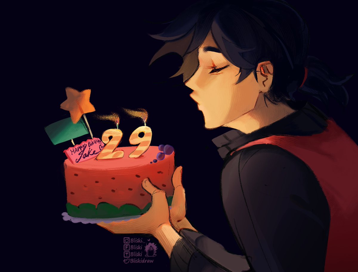 BliskiDraw's tweet photo. happy jake day! :DD 
aquí mi participacion piipipipi el dia 6 no lo pude hacer por falta de tiempo pero tuve que hacer si o si el ultimo dia, estuvo muy bonita la actividad <3
#jakedcweek #jakeweek dia 7 https://t.co/eW6VmI71Wn