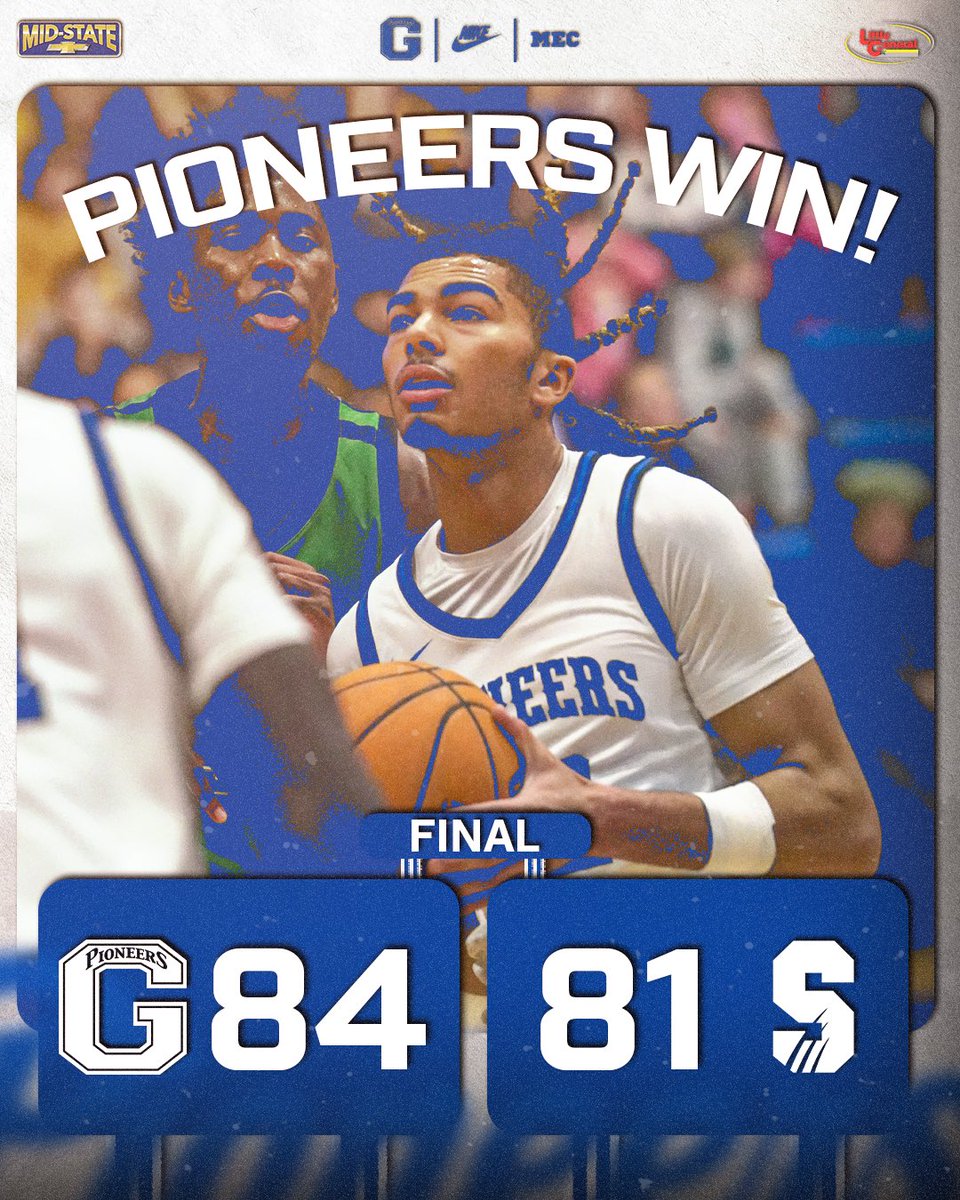 𝐏𝐈𝐎𝐍𝐄𝐄𝐑𝐒 𝐖𝐈𝐍!

Capping off the week with a road W!

#GoPioneers