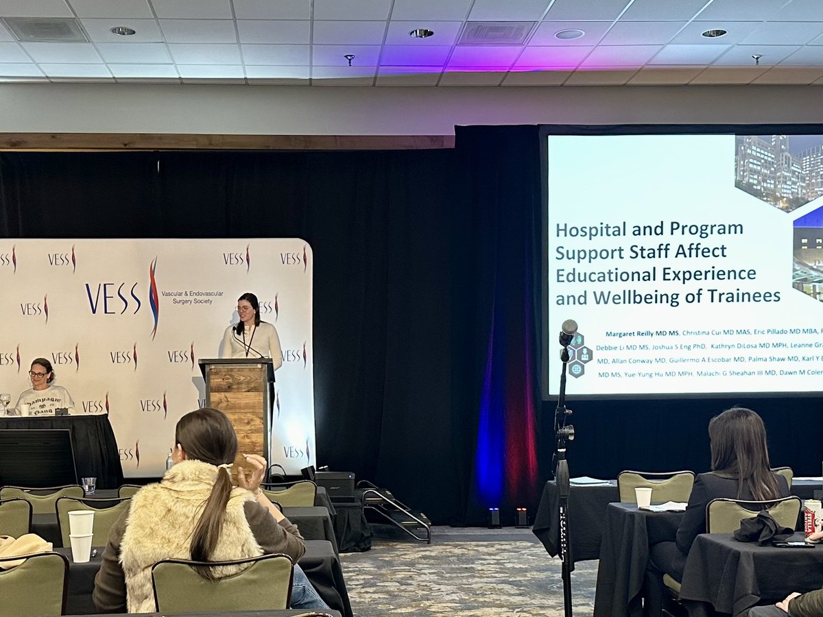 Duke Vascular (@dukevascular) on Twitter photo Congrats to <a href="/MaggieReillyMD/">Maggie Reilly</a> on a great presentation on the impact of hospital and program support staff on trainee wellbeing. <a href="/christinalcui/">Christina Cui</a> <a href="/ColemanDM_vasc/">Dawn Coleman</a> <a href="/VESurgery/">VESurgery</a> #VESS25 Congrats to <a href="/MaggieReillyMD/">Maggie Reilly</a> on a great presentation on the impact of hospital and program support staff on trainee wellbeing. <a href="/christinalcui/">Christina Cui</a> <a href="/ColemanDM_vasc/">Dawn Coleman</a> <a href="/VESurgery/">VESurgery</a> #VESS25
