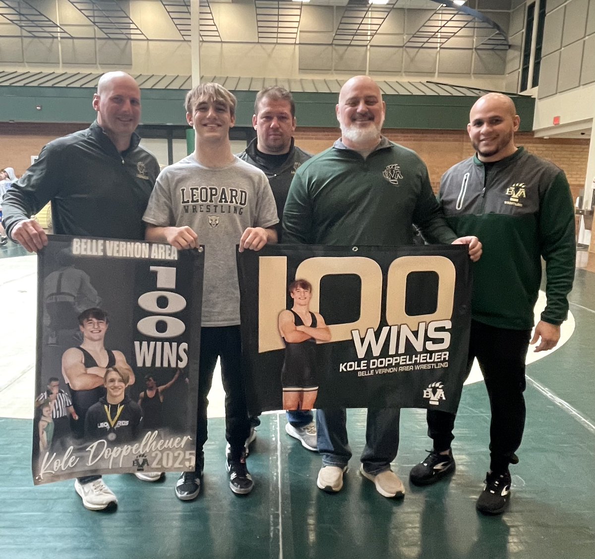 100 win club 🚨 

Kole Doppelheuer goes 6-0 at the Pine Richland Duals to get 100 career wins!

Congratulations Kole🐆