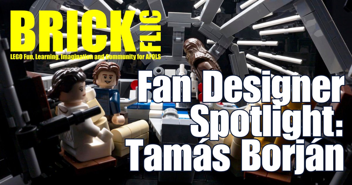 Our first LEGO Fan Designer Spotlight interview is with LEGO Alt Build creator, Tamás Borján! 

brickflic.com/2025/02/08/leg…

#LEGO #LEGOCommunity #AFOL #LEGOStarWars #StarWars
