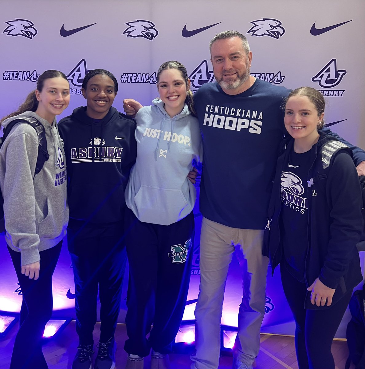 Coach Wathen (@coach_wathen) on Twitter photo Got to these 4 <a href="/KYIN_Hoops_GBB/">Kentuckiana Hoops Girls AAU</a> girls and their <a href="/AsburyWHoops/">Asbury W Basketball</a> get their 10th straight win today! And theyโre in 1st place in their conference!
Proud of them all!
<a href="/HardinLaiken/">Laiken Hardin</a> <a href="/MakiyaWest3/">Ma'Kiya West</a> <a href="/LizRBoyd54/">Elizabeth Boyd, (Liz)</a> <a href="/camrynnn01/">Camryn Poole</a> Got to these 4 <a href="/KYIN_Hoops_GBB/">Kentuckiana Hoops Girls AAU</a> girls and their <a href="/AsburyWHoops/">Asbury W Basketball</a> get their 10th straight win today! And theyโre in 1st place in their conference!
Proud of them all!
<a href="/HardinLaiken/">Laiken Hardin</a> <a href="/MakiyaWest3/">Ma'Kiya West</a> <a href="/LizRBoyd54/">Elizabeth Boyd, (Liz)</a> <a href="/camrynnn01/">Camryn Poole</a>