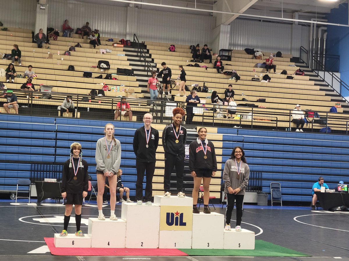 CHSCoachCarp's tweet photo. Sr SuNae Burden fought through her pain and won 3rd place with a PIN 📌 for the WIN ✋️punching her ticket to State! #Getyourhandraised #CougarNation #Stateminded
@chs_cougar_wres @DavissonDustin @AthleticsCanyon @canyonhscougars @BMar1842 @cisdnews https://t.co/RIynx6hnS5