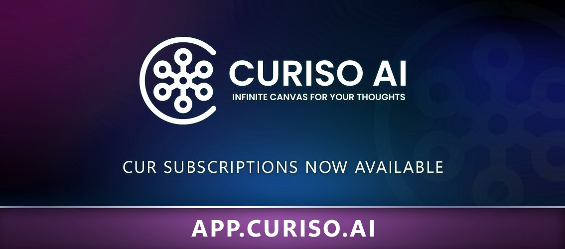 ██████████ 100%

app.curiso.ai

Infinite possibilities! Web app now available!

$CUR is now a utility token on the Solana blockchain that powers Solana's first on-chain subscription system. 33% of all subscription payment CUR is burned!