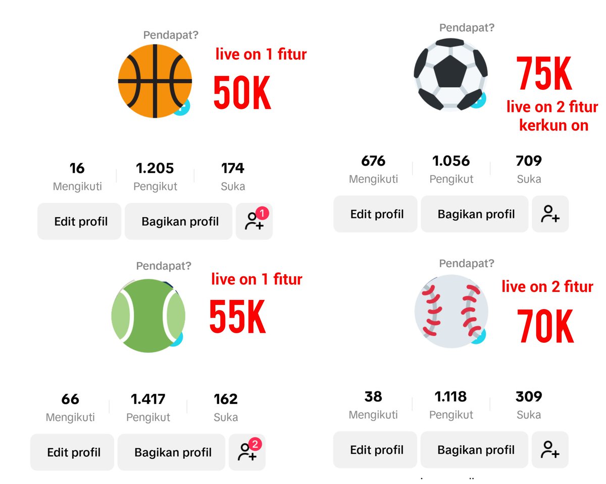 WTS akun tiktok
- all data bisa ganti
- check usn dan foto spek akun bisa dm
- no pelanggaran 
- live on
- bisa langsung up produk utk yg kerkun on
#zonauang #zonajajan
wtb wts acc akun tiktok tt ig mutualan ba affiliate kerkun live studio game cam