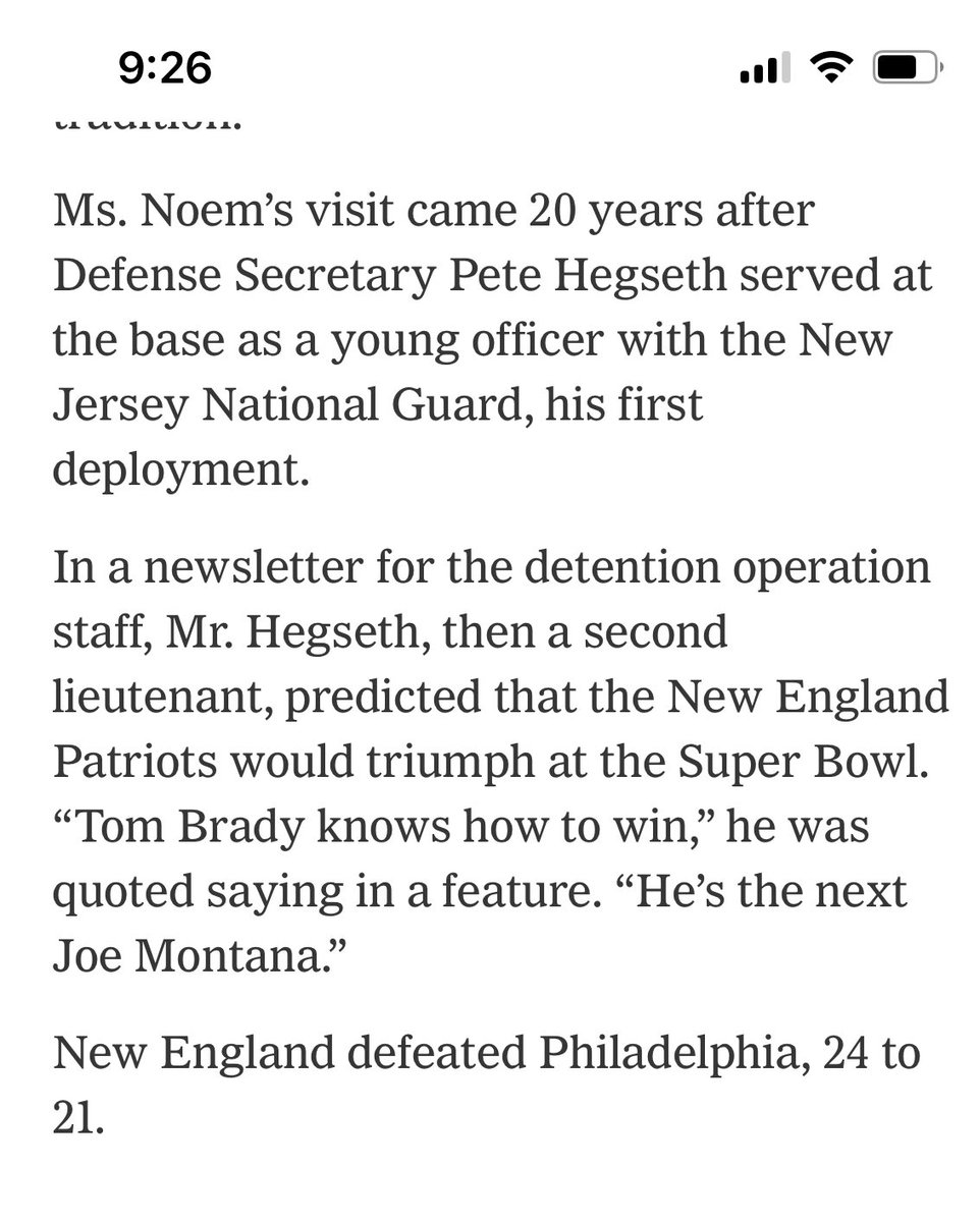 The last paragraphs of an NYT article on the US government setting up an internment camp