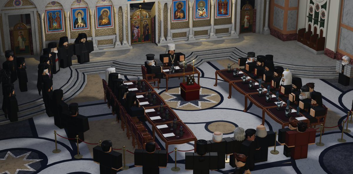 RobloxOrthodoxy's tweet image. Today marks the 4th General Assembly of the Pan Orthodox Synod of Roblox, hosted in the St. Sava Cathederal in Belgrade Serbia, with representatives and Hierarchs from every jurisdiction. The Pan Orthodox Synod is a cornerstone of Unity in within our community.
