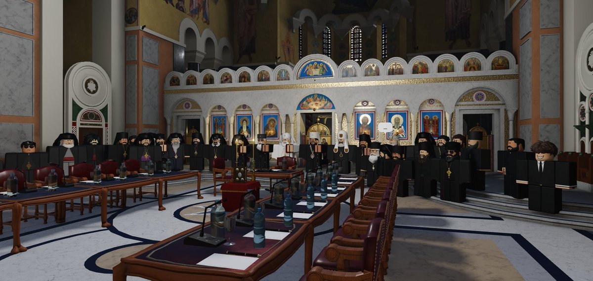 RobloxOrthodoxy's tweet image. Today marks the 4th General Assembly of the Pan Orthodox Synod of Roblox, hosted in the St. Sava Cathederal in Belgrade Serbia, with representatives and Hierarchs from every jurisdiction. The Pan Orthodox Synod is a cornerstone of Unity in within our community.