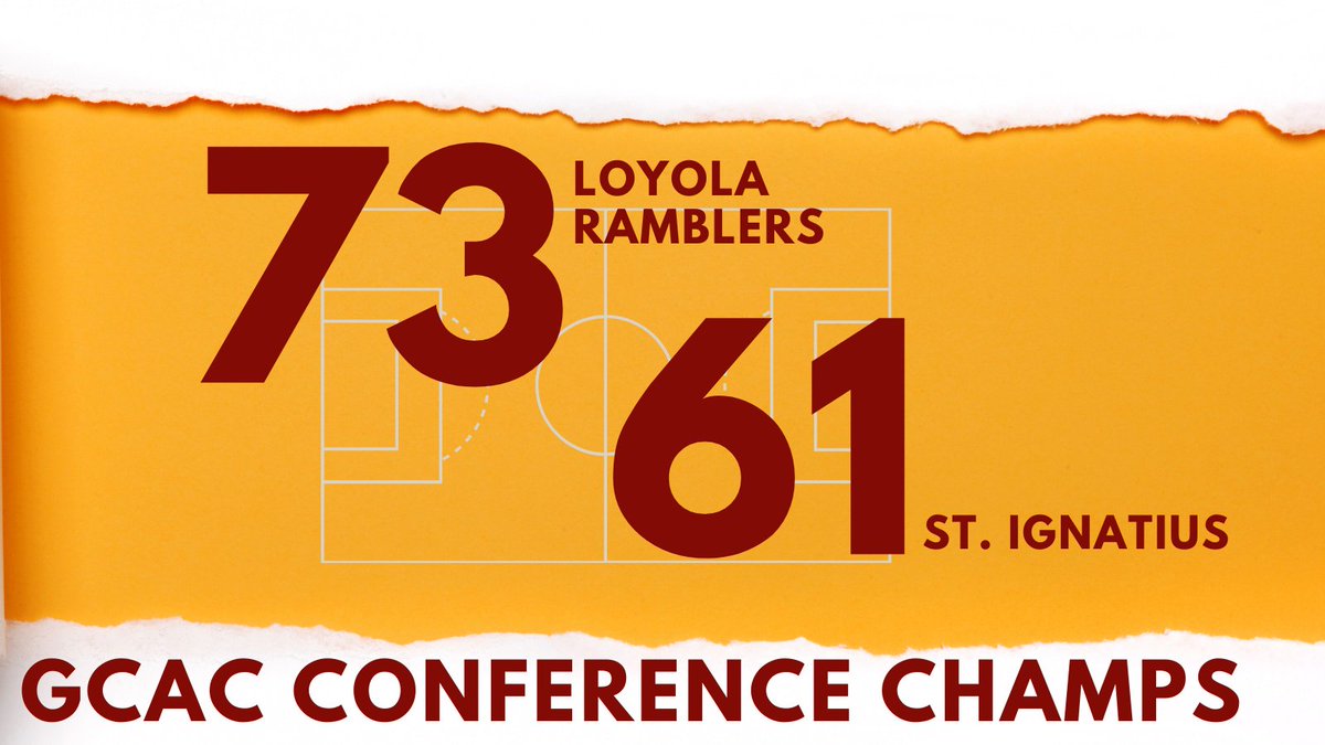 The Ramblers defeat St. Ignatius in the GCAC Tournament 73-61. #HardWorkPaysOff