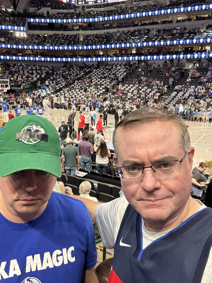 chris_kratovil's tweet photo. @dinothoughts3 @redditmavericks My buddy and I put tape over the Mavericks logos on our gear. We were forced to remove the tape by an usher. Any time a “Fire Nico” or “Sell the Team” chant would start, a half dozen ushers would descend on the chanters threatening to eject them. Really weird vibe at the AAC. https://t.co/r1XPHCedLN